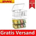 Produktbild: Hochwertiger Teebeutel Organizer 3er Pack - Der praktische Helfer für Ihre Küche