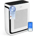 Produktbild: LEVOIT Luftreiniger Allergiker mit Tiermodus, bis zu 108 ㎡ Raucherzimmer Wohnung, Dualsensor&Waschbarer Vorfilter, HEPA Luftfilter gegen 99,97% von Tierhaare&-gerüche Schimmel Pollen Staub