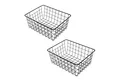 Produktbild: Spetebo Aufbewahrungskorb aus Metall 28 x 22 cm schwarz (Regal Gitterkorb, 1 St., Schrank Organizer), ideal für Regale und Schränke