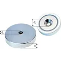 Produktbild: Neodym-Magnet-Flachgreifer mit Bohrung und 90°-Ansenkung Ø d: 20 mm