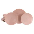Produktbild: CreaTable 23719 Serie Catania Peach 12-teiliges Geschirrset Teller Set Steinzeug