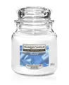 Produktbild: Yankee Candle Duftkerze Mittleres Glas Soft Cotton 340 g, weiß