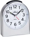 Produktbild: Atlanta 1969/19 Wecker Quarz silbern analog leise ohne Ticken mit Licht Snooze