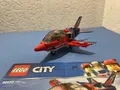 Produktbild: LEGO 60177 City Düsenflieger Airshow Jet Pilot von 2018 mit Bauanleitung