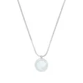 Produktbild: JOOP! Kette mit Anhänger Edelstahl Perlmutt Damen Halsschmuck, mit Zirkonia synth., 45+5 cm, Weiß, Kommt in Schmuck Geschenk Box, 2039775