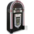 Produktbild: Jukebox Retro 50er Jahre Stil Schallplatten Plattenspieler Radio Fernbedienung - Schwarz
