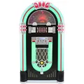 Produktbild: Monstershop Jukebox Holz-Gehäuse Retro 50er Jahre Musikbox mit Schallplattenspieler USB-SD-Slot, AUX, MP3 Player CD-Player Bluetooth Radio mit LED-Beleuchtung Fernbedienung 38cm x 64cm x 127cm