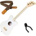 Produktbild: Loog Guitars Mini White Kindergitarre + Gurt + Wandhalter | Neu