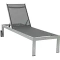 Produktbild: acamp® RIMINI Liege platin 198x60x35cm - Silber