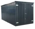 Produktbild: Lagercontainer Doppeltür RAL7021 Anthrazit 4m Materialcontainer Gartencontainer