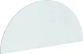Produktbild: vidaXL Funkenschutzplatte Glas Halbrund 1200x500 mm