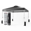 Produktbild: Wiltec Pop up Pavillon 3x3m grau Räder Gartenpavillon Faltpavillon Camping Party
