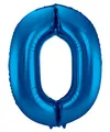 Produktbild: Folat 631402 - Folienballon Zahl 0 - blau - ca. 86 cm