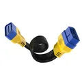 Produktbild: OURANTOOLS OBD-2 Verlängerungskabel Adapter Kompatibel Extender Diagnosestecker mit Nylon Material für Fahrzeuge Diagnosegerät (16 Pin 30cm Male to Female Thick Nylon Material)