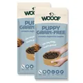 Produktbild: WOOOF Welpenfutter getreidefrei – Trockenfutter mit Pute & Lachsöl, für Junior Hunde Aller Rassen, sensitiv & gut verdaulich, ohne Getreide, 18 kg