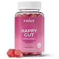 Produktbild: yuicy® Apfelessig Gummies - Mit B12 & Folsäure für Energie, Verdauung & Stoffwechsel - Vegan & Zuckerfrei - leckerer Apfel Geschmack - Apple Cider Vinegar Gummies - 60 Stk. - HAPPY GUT