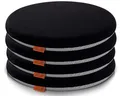 Produktbild: Sitzkissen Stuhl 40x40 cm im 4er Set – Stuhlkissen Outdoor mit Memory Foam -S...