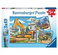 Produktbild: Ravensburger Puzzle Puzzle 3x49 Teile Große Baufahrzeuge ab 5 Jahren, Puzzleteile