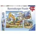Produktbild: Ravensburger Puzzle - Große Baufahrzeuge, 3x49 Teile