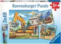 Produktbild: Ravensburger Kinder-Puzzle - 09226 Große Baufahrzeuge - ab 5 Jahren, 3x49 Teile