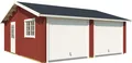 Produktbild: LASITA MAJA Garage Falkland (Set, Für 2 Fahrzeuge geeignet), Garage + 2 Schwingtoren