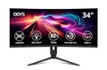 Produktbild: ODYS XP34 PRO - 34 Zoll (86 cm) UWQHD Curved Gaming Monitor (3.440x1.440 Pixel, 165 Hz, 1ms Reaktionszeit (MPRT), 1500R Radius, AMD FreeSync, HDMI 2.1, Display Port 1.4, 3,5mm Audio)