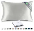 Produktbild: Kissenbezug aus 100% Bio-Seide 40x80 cm - 22 Momme Maulbeerseide Güteklasse 6...