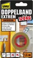 Produktbild: UHU Doppelband Extrem, Extrem hohe Klebekraft von 120 kg/ Rolle, 1,5 m x 19 mm