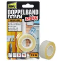 Produktbild: UHU EXTREM UNIVERSAL 120KG doppelseitiges Klebeband 19,0 mm x 1,5 m, 1 Rolle