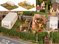 Produktbild: Faller 180495 2 Schrebergarten mit Wohnwagen Schrebergärten H0 Kleingarten Neu