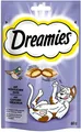 Produktbild: DREAMIES KATZENSNACKS SNACK KNUSPRIGE TASCHEN MIT ZARTER FÜLLUNG MIT ENTE 6x60gr