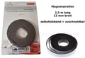 Produktbild: Magnetband Magnetklebeband Magnet Klebeband Magnetstreifen selbstklebend 2,5 m