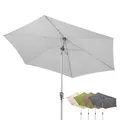 Produktbild: Doppler Active Auto Tilt Gartenschirm Ø 280 cm – Kurbel mit Auto-Tilt, knickbar, UV-Schutz LSF 50+, wetterfestes Polyester, Aluminiumgestell mit Stahlstreben