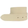 Produktbild: BELTINGER Ledergürtel Wechselgürtel aus Vollrindleder mit Druckknöpfen 4 cm - Druckknopf-Gür (1-St) beige 85 cm (Gesamtlänge 100 cm)