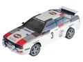Produktbild: TAMIYA 300058667-1:10 RC Audi Quattro Rally A2 (TT-02), ferngesteuertes Auto/Fahrzeug, Modellbau, Bausatz, Hobby, Zusammenbauen