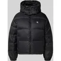 Produktbild: Calvin Klein Jeans Regular Fit Steppjacke mit Logo-Print Modell 'Midweight' in Black, Größe S