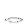 Produktbild: Thomas Sabo Ring Kugeln mit weißen Steinen silber 925 Sterling Silber TR2323-051-14-58