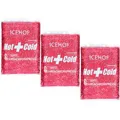 Produktbild: ICEHOF Kühlkompresse Kühlpads M, 3 Stück, Kalt/Warm-Kompresse, wiederverwendbar, pink, 12 x 17 cm