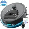 Produktbild: Lefant M330Pro Staubsauger Roboter, Saugwischer Roboter mit No-Go-Zone, 2.4G/5GHz Wi-Fi, 5000Pa Staubsauger, Mehrstufiges Mapping, Laser Navigation für Tierhaare, Teppiche und Hartböden,Grau