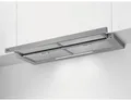 Produktbild: AEG DPE5960M Flachschirmhaube, 90 cm breit, 660 m³/h, 3 Leistungsstufen + 1 Intensivstufe, LED-Leuchtstreifen, Kurzhubtasten, Grau/Edelstahl