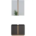 Produktbild: Vicco Badmöbel-Set, Anthrazit, Holzwerkstoff, 5 Fächer, nicht einzeln stellbar,Rechteckig, 70x55x34 cm, Badezimmer, Badmöbelsets & Badmöbelserien, Badmöbel-Sets