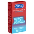 Produktbild: Durex Gefühlsecht XXL | Extra große Kondome 60mm | Extra dünn | 8er, 10er & 30er
