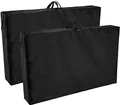 Produktbild: BRUBAKER 2er Pack Premium Schutztasche/Aufbewahrungstasche für Gartenstühle - Robustes Oxford 600D Gewebe - wasserfest - 97 x 59 x 16 cm