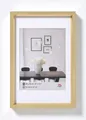 Produktbild: Walther Bilderrahmen Kunststoffrahmen Steel Style ES040G 30x40cm gold