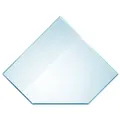 Produktbild: Raik Bodenschutzplatte raik Kamin Glasplatte Diamant 2 mit Facette 125 cm x 125 cm