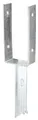 Produktbild: U-Pfostenlasche m.T-Anker 91x200x200x50 mm, fvz