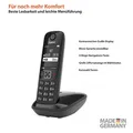 Produktbild: Gigaset AS690 Festnetz-/Schnurlostelefon ohne Anrufbeantworter DECT-Telefon Frei