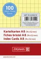 Produktbild: BRUNNEN Karteikarten Karteikarten A8 kariert gelb 287108