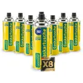 Produktbild: Campingman Gaskartuschen 227g MSF-1A im 8er Pack – Butangas Kartusche mit Ventil für Campingkocher, Grill, Unkrautbrenner & Gasgeräte, Campinggas, Gasflaschen