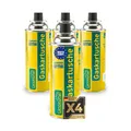 Produktbild: Campingman Gaskartuschen 227g MSF-1A im 4er Pack – Butangas Kartusche mit Ventil für Campingkocher, Grill, Unkrautbrenner & Gasgeräte, Campinggas, Gasflaschen